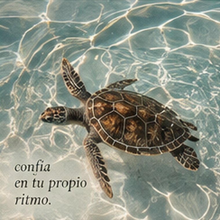confía en tu propio ritmo