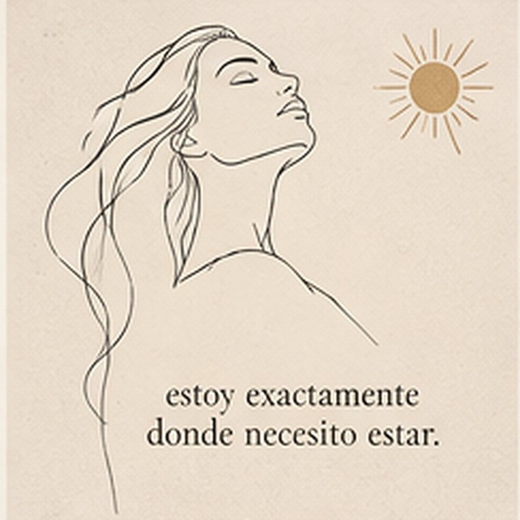 estoy exactamente donde necesito estar